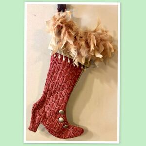 Christmas Stocking - High Heeled Boot